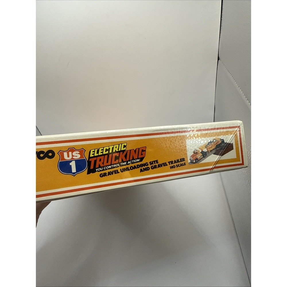 1982 TYCO US-1 TRUCKING HO Slot Car Truck GRAVEL SITE +Trailer #3452 SEALED